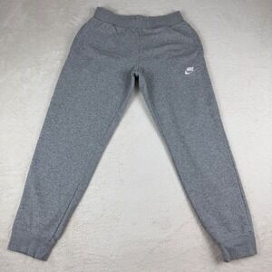 Nike Youth Grey Joggers Sweatpants‎ Logo Size L